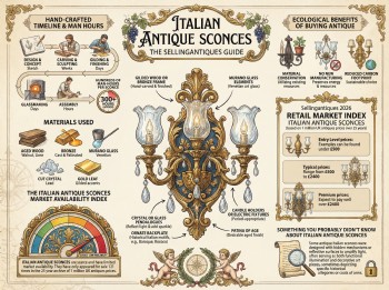 Italian Antique Sconces Guide Infographic
