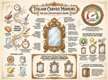 Italian Carved Mirrors Guide Infographic