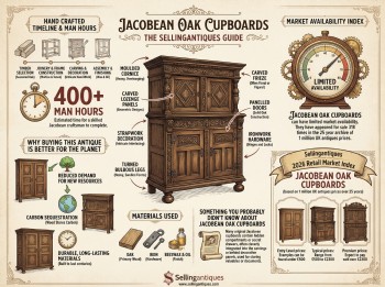 Jacobean Oak Cupboards Guide Infographic