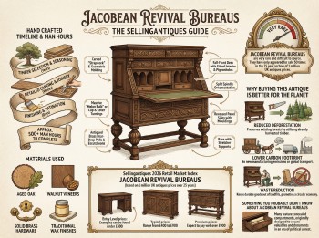 Jacobean Revival Bureaus Guide Infographic
