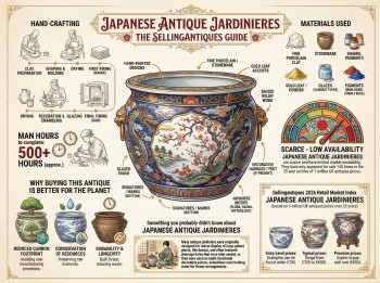 Japanese Antique Jardinieres Guide Infographic