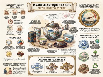 Japanese Antique Tea Sets Guide Infographic
