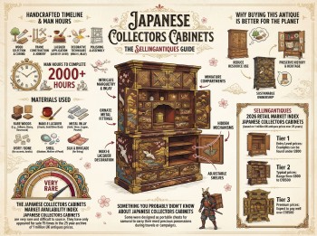 Japanese Collectors Cabinets Guide Infographic
