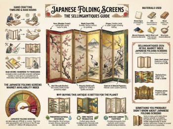 Japanese Folding Screens Guide Infographic