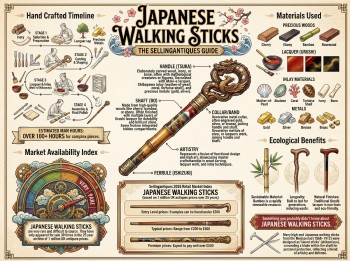 Japanese Walking Sticks Guide Infographic