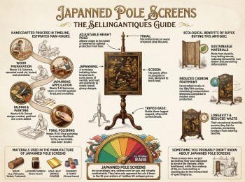Japanned Pole Screens Guide Infographic