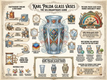 Karl Palda Glass Vases Guide Infographic