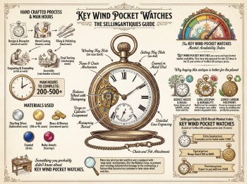 Key Wind Pocket Watches Guide Infographic