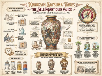 Kinkozan Satsuma Vases Guide Infographic