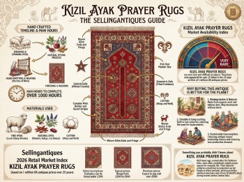 Kizil Ayak Prayer Rugs Guide Infographic