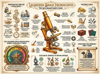 Lacquered Brass Microscopes Guide Infographic