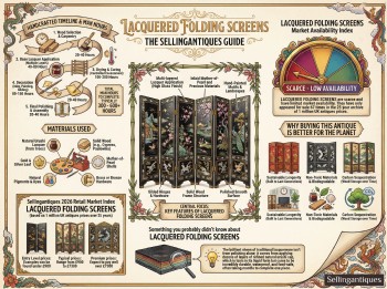 Lacquered Folding Screens Guide Infographic