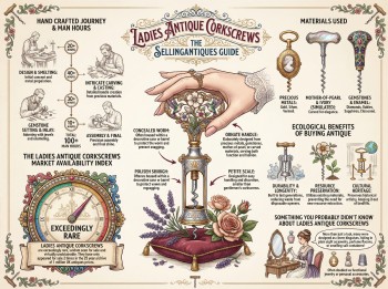 Ladies Antique Corkscrews Guide Infographic