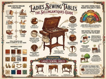 Ladies Sewing Tables Guide Infographic