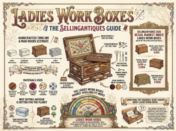 Ladies Work Boxes Guide Infographic