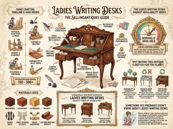 Ladies Writing Desks Guide Infographic