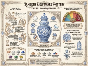 Lambeth Delftware Pottery Guide Infographic