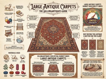 Large Antique Carpets Guide Infographic