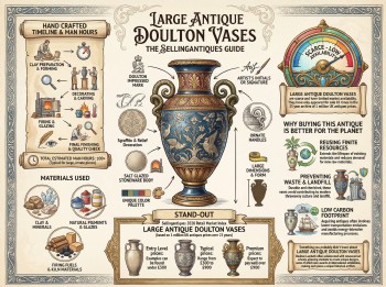 Large Antique Doulton Vases Guide Infographic