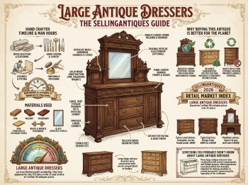 Large Antique Dressers Guide Infographic