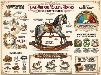 Large Antique Rocking Horses Guide Infographic