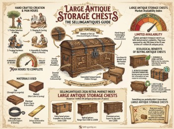 Large Antique Storage Chests Guide Infographic