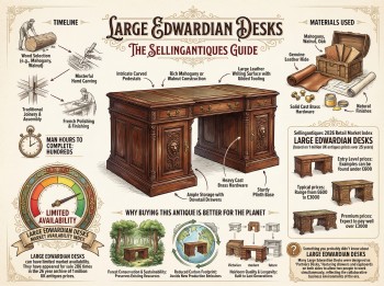 Large Edwardian Desks Guide Infographic
