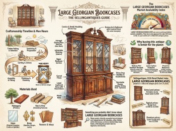 Large Georgian Bookcases Guide Infographic