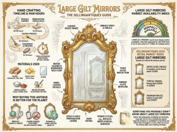 Large Gilt Mirrors Guide Infographic