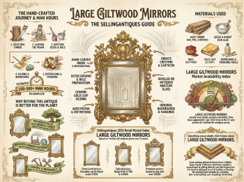 Large Giltwood Mirrors Guide Infographic