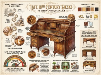 Late 18th Century Desks Guide Infographic