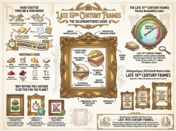 Late 19th Century Frames Guide Infographic