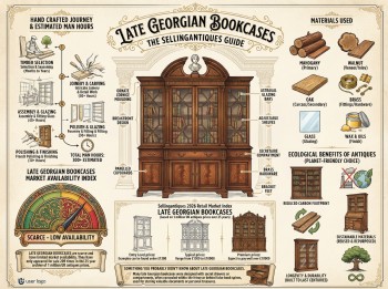 Late Georgian Bookcases Guide Infographic