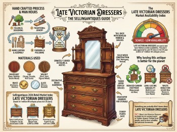 Late Victorian Dressers Guide Infographic