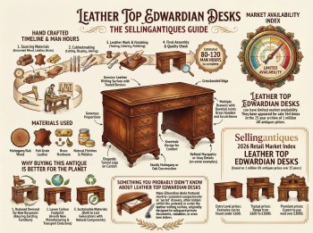 Leather Top Edwardian Desks Guide Infographic