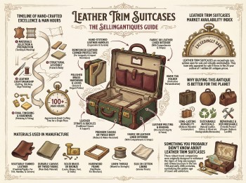 Leather Trim Suitcases Guide Infographic