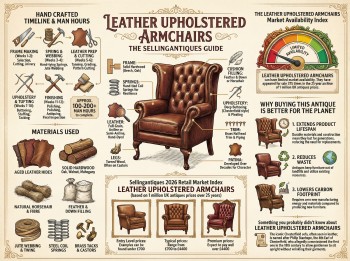 Leather Upholstered Armchairs Guide Infographic