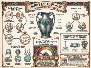 Liberty And Co Pewter Guide Infographic