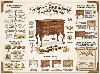 Lowboys With Brass Hardware Guide Infographic