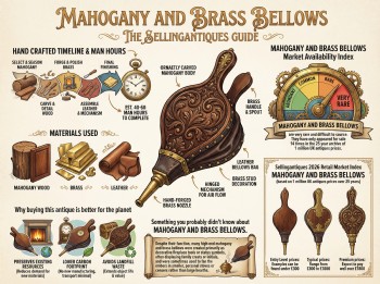 Mahogany And Brass Bellows from 1 Shops