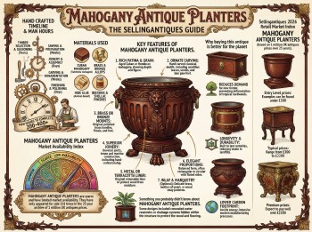 Mahogany Antique Planters Guide Infographic