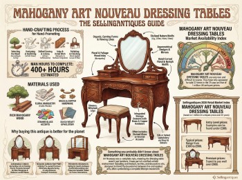 Mahogany Art Nouveau Dressing Tables Guide Infographic