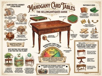 Mahogany Card Tables Guide Infographic