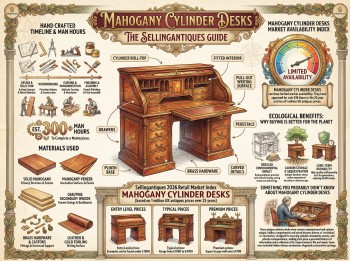 Mahogany Cylinder Desks Guide Infographic
