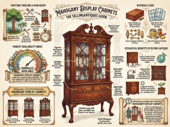 Mahogany Display Cabinets Guide Infographic