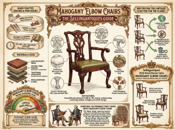 Mahogany Elbow Chairs Guide Infographic