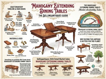 Mahogany Extending Dining Tables Guide Infographic