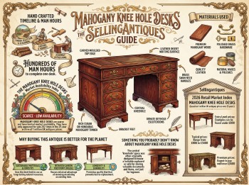 Mahogany Knee Hole Desks Guide Infographic