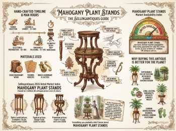 Mahogany Plant Stands Guide Infographic