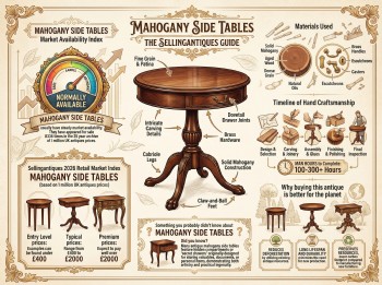 Mahogany Side Tables Guide Infographic